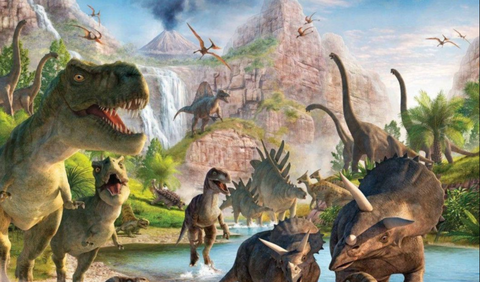 Dalam serial tersebut digambarkan saat manusia dan dinosaurus hidup bersama secara harmonis.