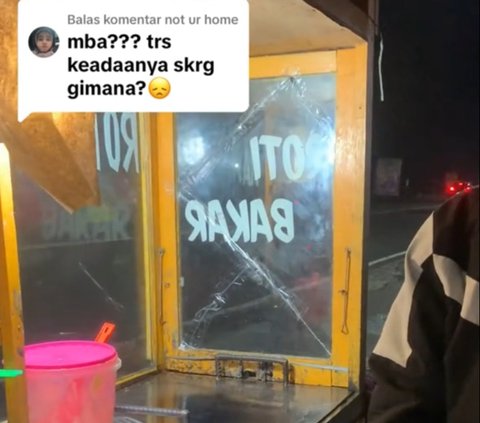 Siang Sopir Malam Jadi Penjual Roti Bakar, Pria Ini Banjir Simpati Setelah Gerobak Dagangannya Pecah