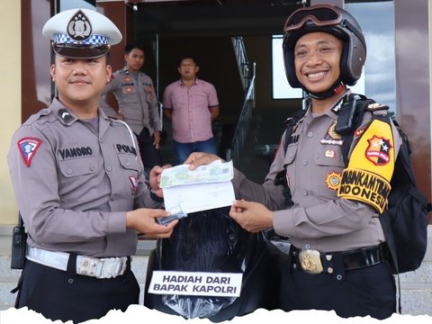 Kabar Terbaru Bripda Novandro yang Relakan Kendaraannya Dilindas Bus, Dapat Hadiah Motor Baru dari Kapolri