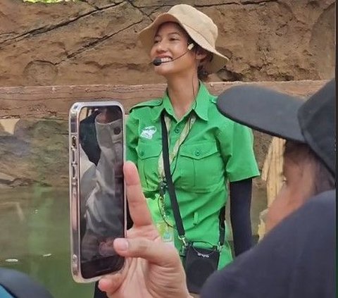 Viral Pemandu di Kebun Binatang Mirip Pevita Pearce, Sang Artis Bereaksi Begini