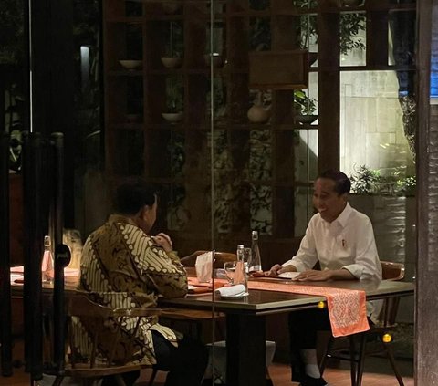 Jokowi dan Prabowo Makan Malam Bareng di Menteng, Bahas Debat Pilpres?