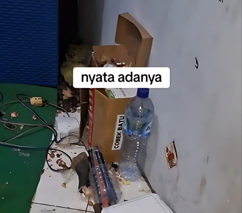Owner Shocked When Checking Girl's Boarding Room, Dirty Cobek and Ulekan Combined with Trash, Wardrobe Contains Dirty Plates and Chicken Bones