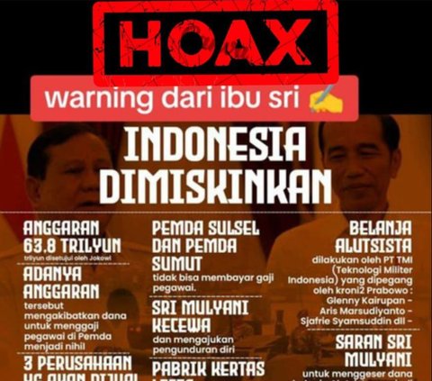 Viral Poster Anggaran Pertahanan Miskinkan Negara, Ini Klarifikasi Stafsus Menkeu