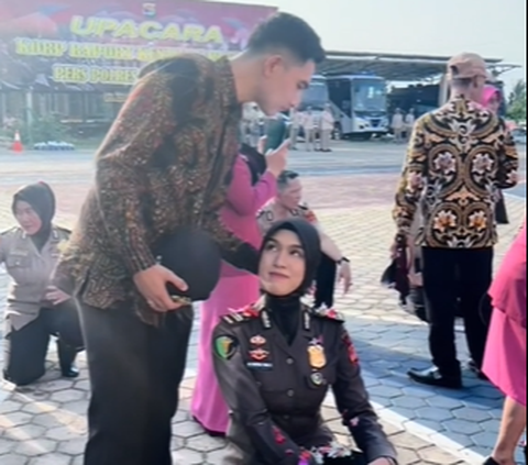 Potret Pasutri Muda Sama-sama Perwira Polisi, Suaminya Ganteng Mirip Verrel Bramasta, Istrinya Cantik Banyak Fans