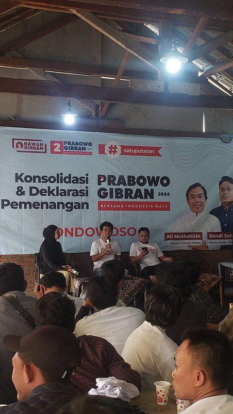 Relawan Gibran Bondowoso Siap Menangkan Prabowo-Gibran Satu Putaran di Pilpres