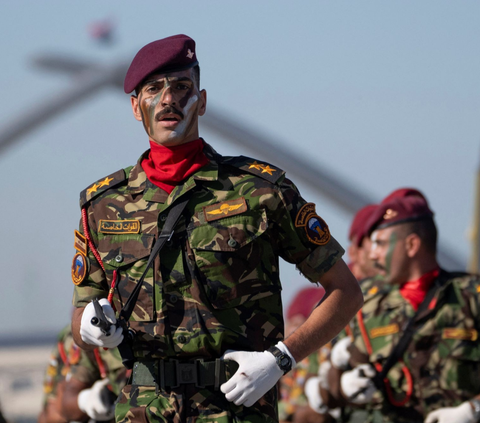 FOTO: Di Tengah Agresi Israel ke Gaza, Irak Pamer Kekuatan Besar Militernya di Hari Tentara