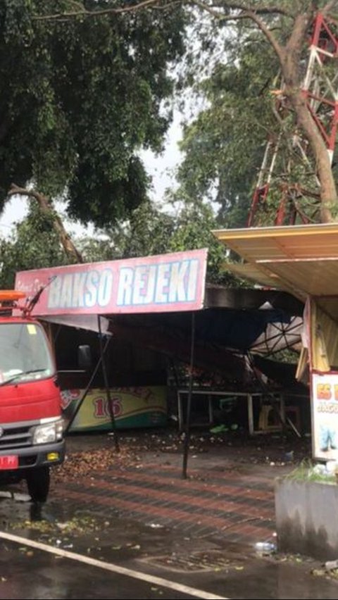 Heboh Pohon Beringin Tua di Alun-Alun Kota Blitar Tumbang, Puluhan Orang Luka-Luka