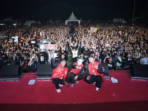 Dibalut Konser Musik, Ribuan Warga Lamongan Kumpul Dukung Ganjar-Mahfud