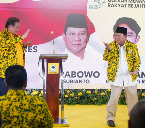 Airlangga Bela Prabowo soal Kinerja Menteri Pertahanan Usai Debat Capres
