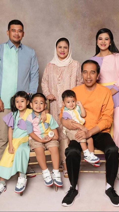 The Latest Family Portrait of Bobby & Kahiyang is Very Colorful, Chairman Nahyan Holding a Baby Bottle