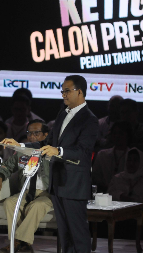 Anies Masih Tajam di Penutup Debat, Tiga Capres Bahas Nasib ASN, TNI-Polri