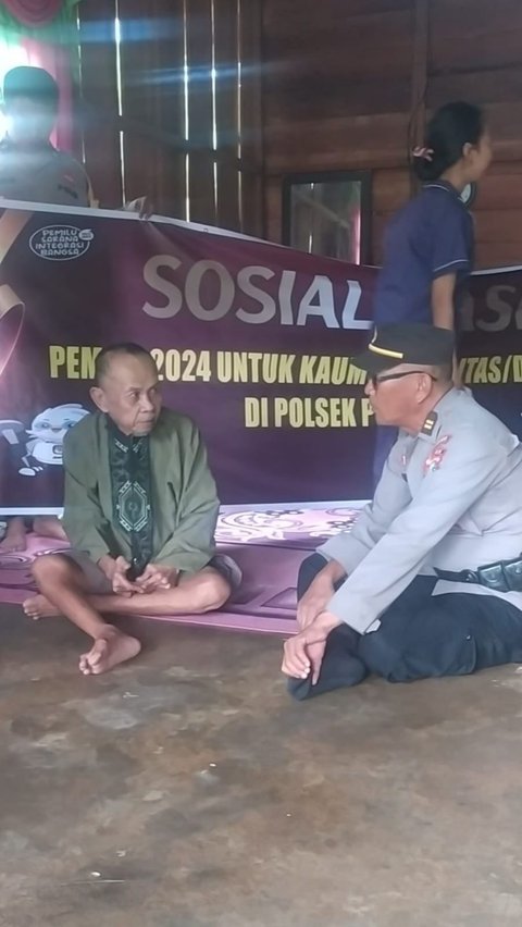 Polres Rohil Jamin Disabilitas Dapat Salurkan Hak Suaranya di Pemilu