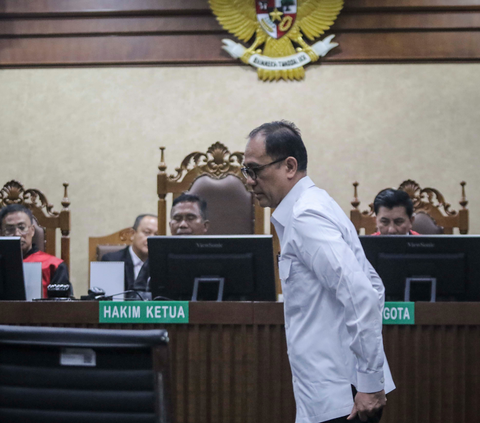 Terdakwa Rafael Alun Trisambodo kembali mengikuti sidang vonis di Pengadilan Tipikor, Jakarta Pusat, Senin (8/1/2024) setelah sebelumnya dibatalkan hakim karena ada berkas yang belum lengkap