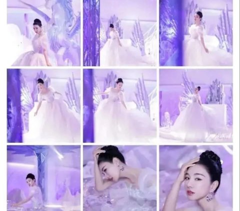 Chinese Actress Wraps Her Body with 10 Layers of Plastic to Fit into a Dress
