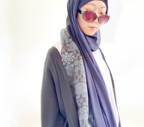 Very Unique, in Japan There is a Seller of Hijab made from Classic Kimono