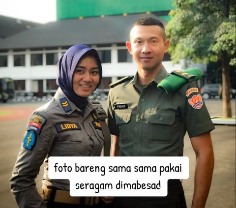 Sama-sama Jadi Tentara, Kisah Cinta Pasangan TNI Ini Viral Curi Perhatian