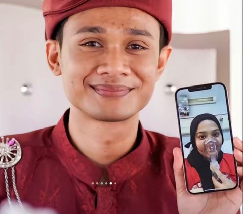 Viral Momen Haru Pengantin Pria Seorang Diri di Pelaminan, Curi Perhatian Warganet