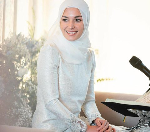 Cantiknya Anisha Rosnah Calon Istri Pangeran Mateen Brunei di Acara Khatam Alquran, Busananya Elegan dan Simpel