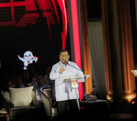 Prabowo Says Thick-Skinned Character, Support Given in Return for Resentment