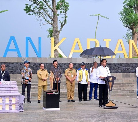 Jokowi Inaugurates 'Giant' Dam Worth Rp2.2 Trillion in Banten