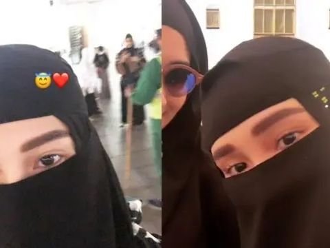 Pesona Artis Pakai Cadar Saat Umrah, dari BCL sampai Ayu Ting Ting