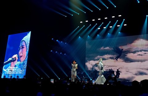 Konser Megah Melly Goeslaw, Hadirkan Kolaborasi Lintas Generasi yang Spektakuler