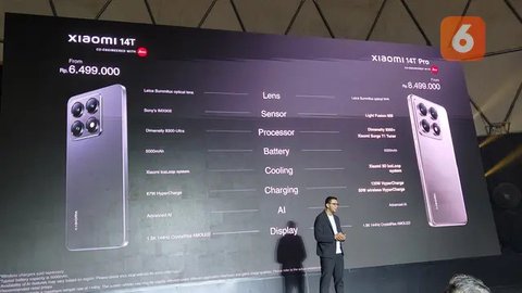 Peluncuran Xiaomi 14T dan Xiaomi 14T Pro di Jakarta, Selasa (1/10/2024). Liputan6.com/Agustinus Mario Damar