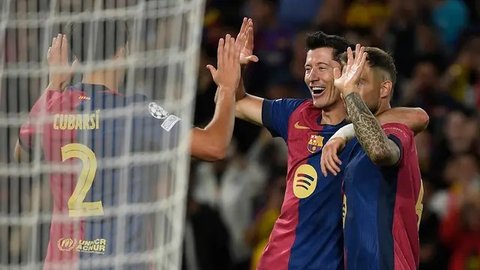 FOTO: Tanpa Ampun! Barcelona Gilas Young Boys Lima Gol Tanpa Balas di Liga Champions