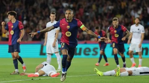 FOTO: Tanpa Ampun! Barcelona Gilas Young Boys Lima Gol Tanpa Balas di Liga Champions