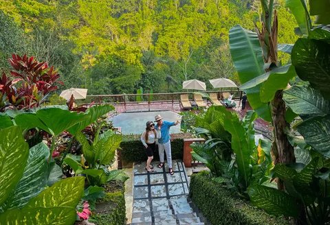 Pengacara dan Sekjen Indonesian Book of Record, Barbie Kumalasari sidak ke Ubud Bali dan mendapati kamar seluas 500 meter persegi. Ini sangat luas. (Foto: Dok. Istimewa)