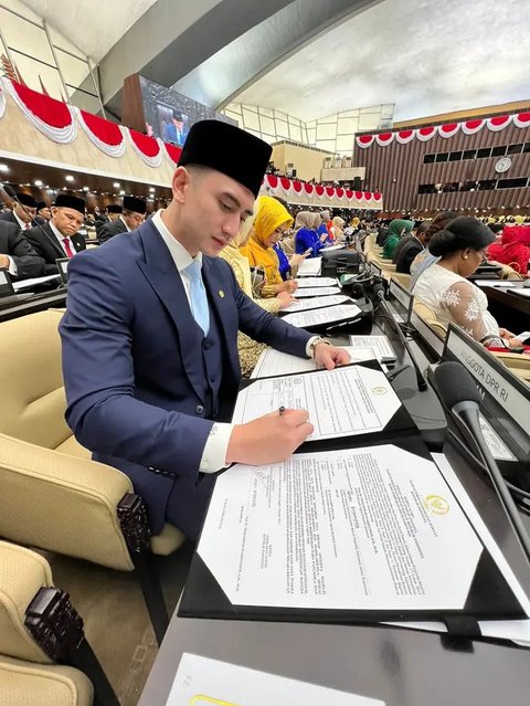 Verrell Bramasta di Gedung DPR-RI. (Istimewa)