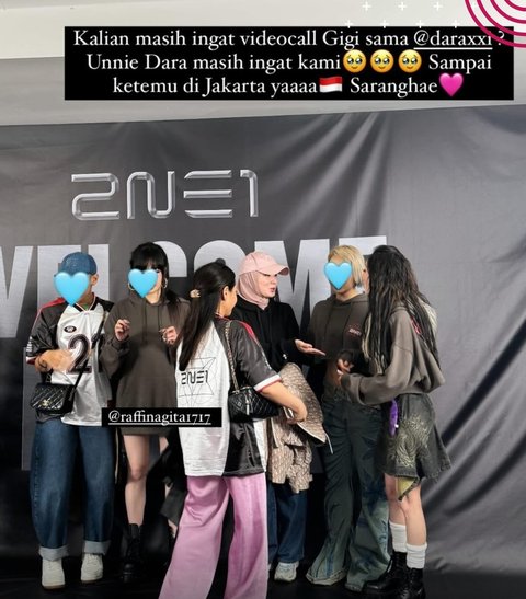 Dapat Area Belakang Panggung, Intip Potret Nagita Slavina dan Ayana Moon Menghadiri Konser 2NE1 Setelah Diundang Oleh YG Entertainment