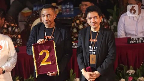 Pengundian nomor urut dilakukan dalam sidang rapat pleno terbuka. (Liputan6.com/Angga Yuniar)