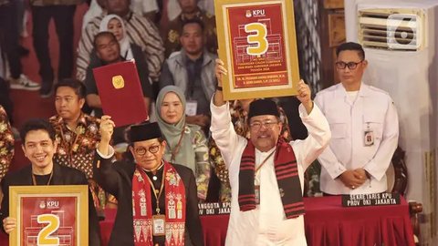 Pengundian nomor urut dilakukan dalam sidang rapat pleno terbuka. (Liputan6.com/Angga Yuniar)