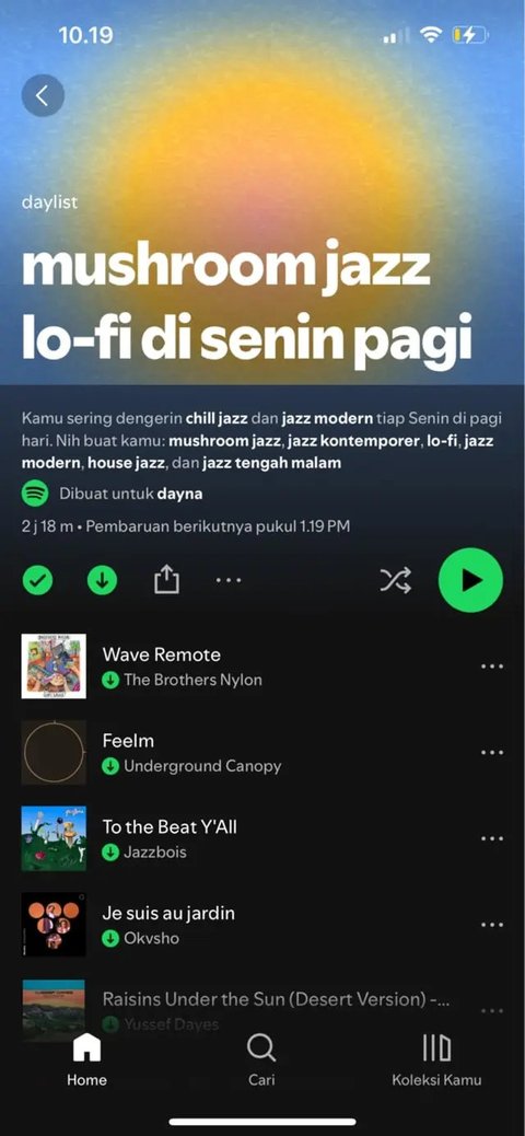 Spotify mengumumkan akan memisahkan tombol Play dan Shuffle untuk para pelanggan Premium. (Dok: Spotify).