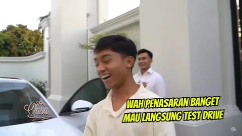 uben Onsu Belikan Betrand Peto Mobil Mewah (Sumber: Youtube/Onsu Family)