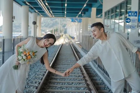 Prewedding ala beby Tsabina Hingga ke Negeri Ginseng | dok. instagram.com/bebytsabina
