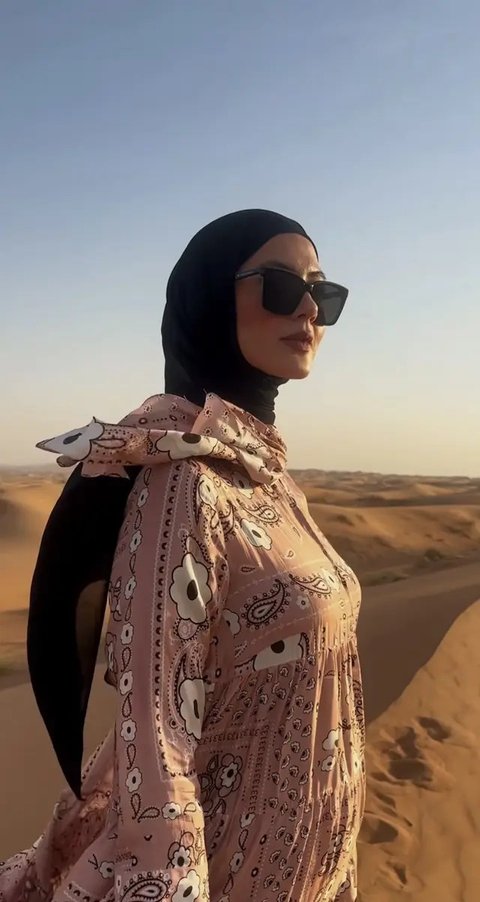 Paula Verhoeven Liburan di Dubai tanpa Baim Wong. [@paula_verhoeven]