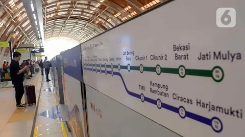 FOTO: Catat! Segini Tarif Khusus LRT Jabodebek Tiap Akhir Pekan