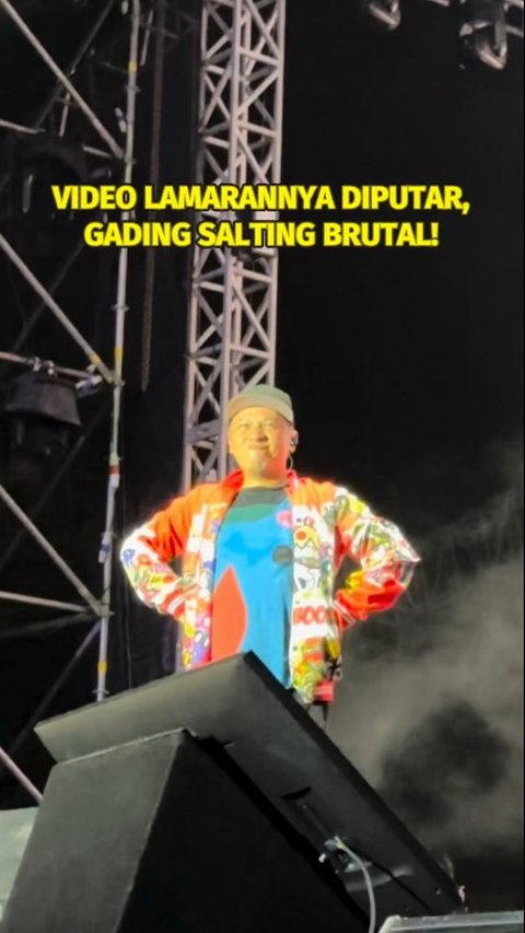 Video Lamarannya ke Gisella Anastasia Diputar di Synchronize Fest 2024, Gading Marten Salting Brutal