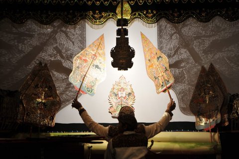 Ilustrasi dalang wayang