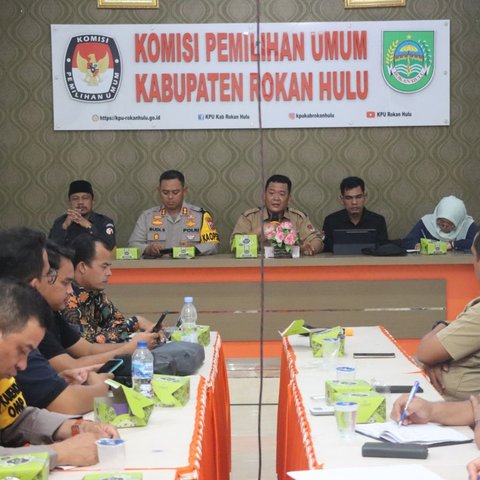 Rakor Persiapan Kampanye Pilkada, Ini Pesan Kapolres Rohul