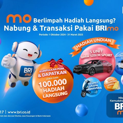 BRImo FSTVL Hadir dengan Ratusan Ribu Hadiah Termasuk 5 BMW 520i M Sport