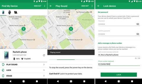 Find My Device. (Liputan6.com/ Yuslianson)