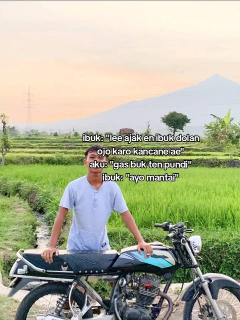 Pria Ini Pilih Touring Bareng Ibunda, Kisah di Baliknya Viral Banjir Pujian