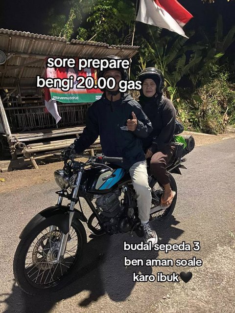 Pria Ini Pilih Touring Bareng Ibunda, Kisah di Baliknya Viral Banjir Pujian