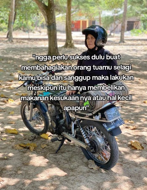 Pria Ini Pilih Touring Bareng Ibunda, Kisah di Baliknya Viral Banjir Pujian
