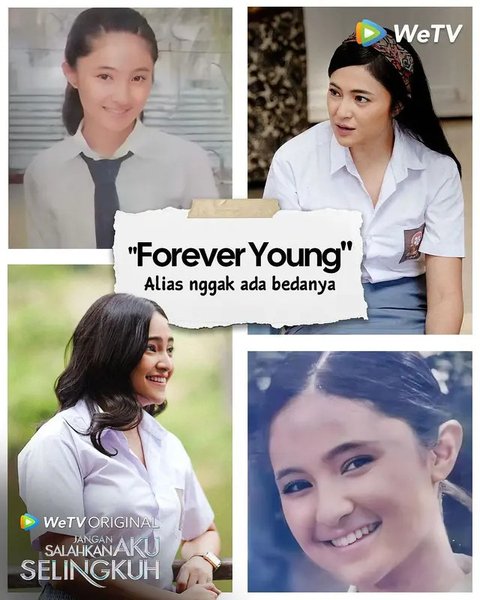 Potret Marshanda dan Stefan William pakai seragam SMA di series terbaru. (sumber: Instagram/stefannwilliam/wetvindonesia)