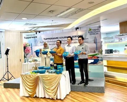 Inspirasi penyajian masakan lebaran dengan Tupperware Gourmet Servers. (Dok. Tupperware)