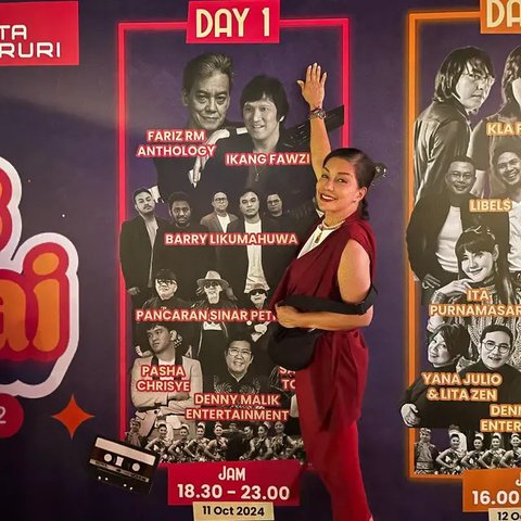 Ikang Fawzi manggung lagi, sembilan hari setelah sang istri, Marisssa Haque meninggal dunia. Ia kembali bernyanyi di ajang Lintas Melawai Volume 2, Jakarta. (Foto: Dok. Instagram @sorayaha